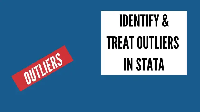 Video thumbnail for How to Identify and Treat Outliers in Stata | Stata Tutorial