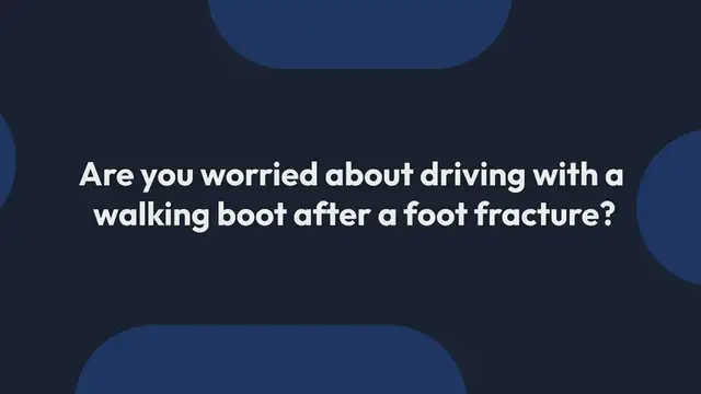Video thumbnail for Can You Drive With A Walking Boot? Let"s See How Safe It Is