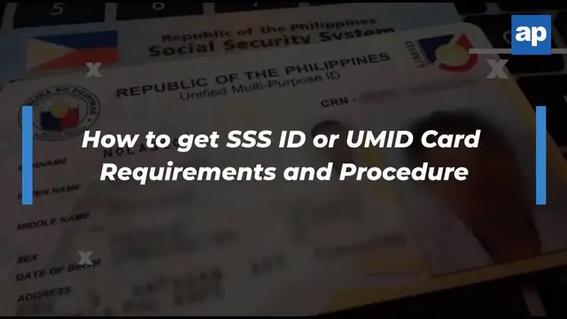 'Video thumbnail for How to Get SSS ID or UMID Card   Requirements and Procedure'