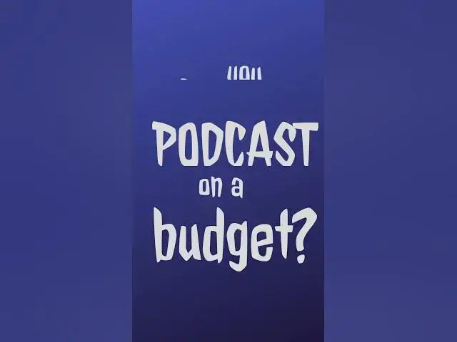 'Video thumbnail for Can you podcast on a budget? Let's find out!'