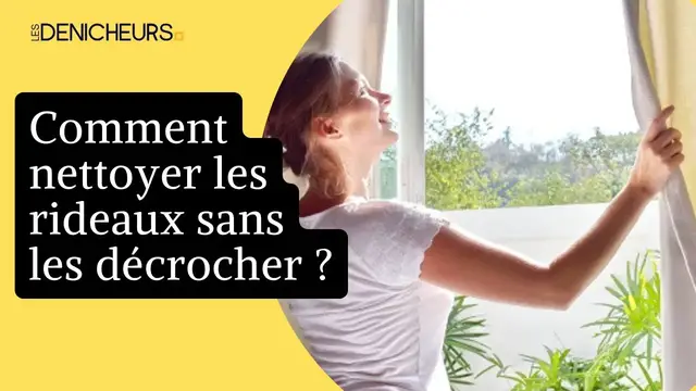 Video thumbnail for 🧼 Les astuces pour nettoyer des rideaux sans les décrocher 🧺