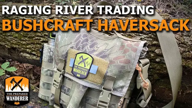 'Video thumbnail for Raging River Trading Bushcraft Haversack Review'