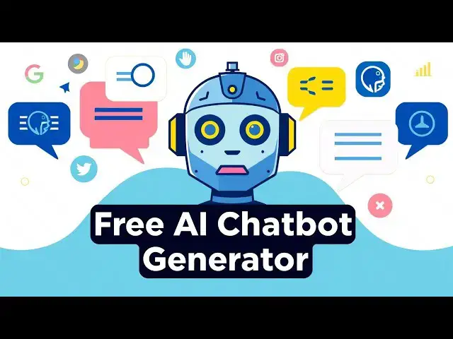 Video thumbnail for Free AI Chatbot Generator – Build Smart Chatbots in Minutes