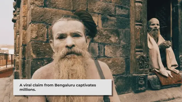 'Video thumbnail for Viral Video of '188-Year-Old Man' Debunked_ The Real Story of Siyaram Baba'