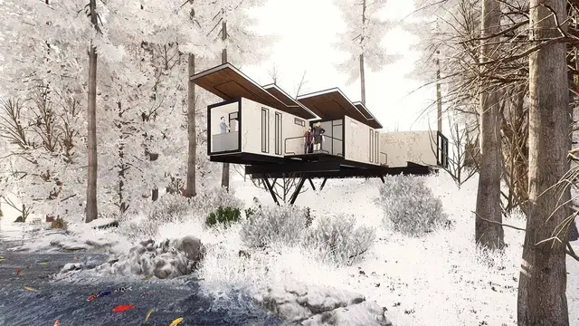 Video thumbnail for House On Snow Mountain Twinmotion 2021.1.4 Tutorial