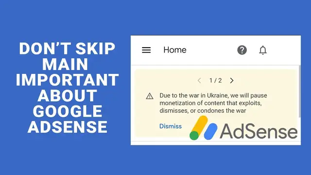 Video thumbnail for One of the most important updates in Google AdSense In 2022