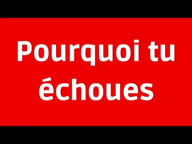'Video thumbnail for affiliation dating pourquoi tu y arrives pas, tu t'y prends mal, arrête de faire ça'