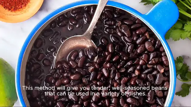 Video thumbnail for black beans recipe