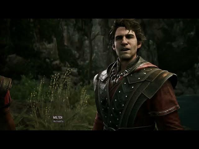 Video thumbnail for Gothic Remake - Chapter 2 The Minecrawler Nest: Return To Lester Outside Diego, Milten, Gorn Meeting