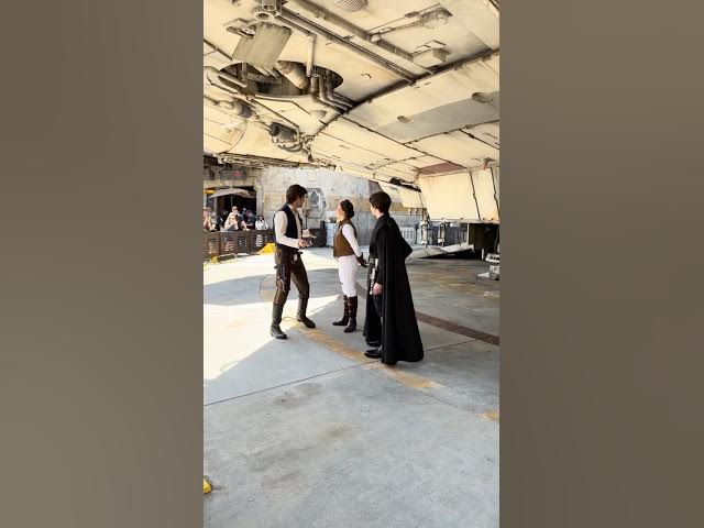 Video thumbnail for Luke, Leia, and Han Together in Star Wars: Galaxy’s Edge! 🌌✨