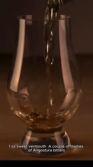 Video thumbnail for manhattan cocktail recipe