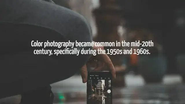 Video thumbnail for When Was Color Photography Common