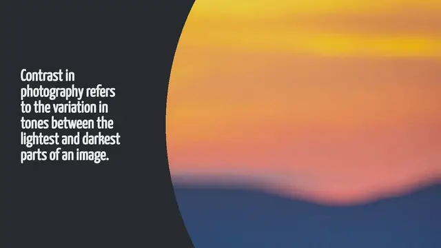 Video thumbnail for What Is Contrast In Photography