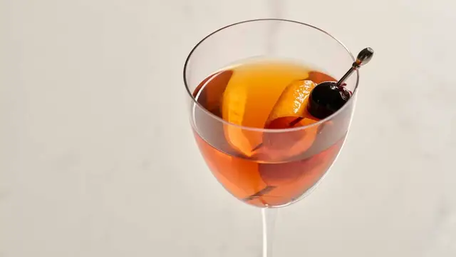 'Video thumbnail for Bored Of Old Fashioneds? Try This 3-Ingredient Rob Roy Cocktail'