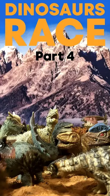 'Video thumbnail for Dinosaurs Race - Part 4 #shorts'