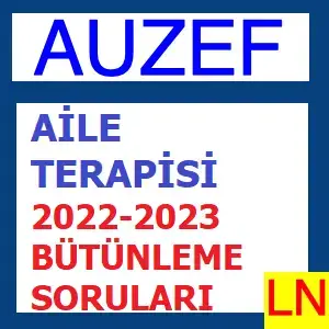 Video thumbnail for Auzef Aile Terapisi 2022-2023 Bütünleme Soruları