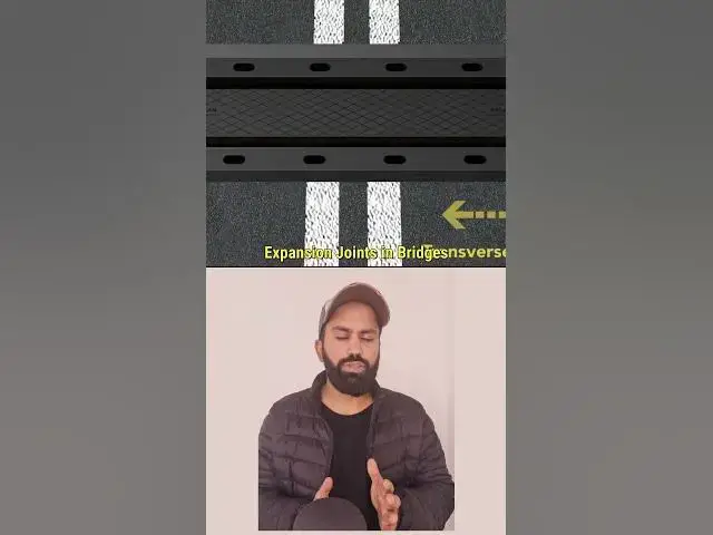 Video thumbnail for Why do bridges have wide gaps? | Expansion joints in bridges | Civil Tutor #civiltutor