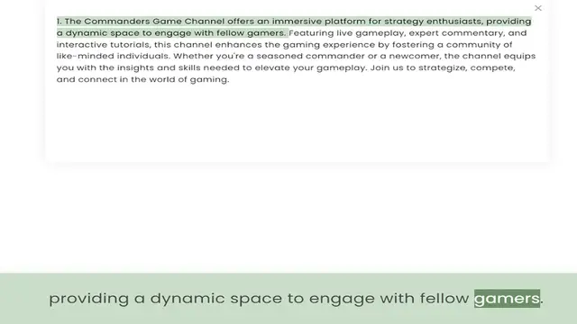 Video thumbnail for a dynamic space to engage with fellow gamers. Featuring live gameplay, expert commentary, and interactive tutorials, this channel enhances the gaming experience by fostering a community of like-minded individuals. Whether you're a seasone