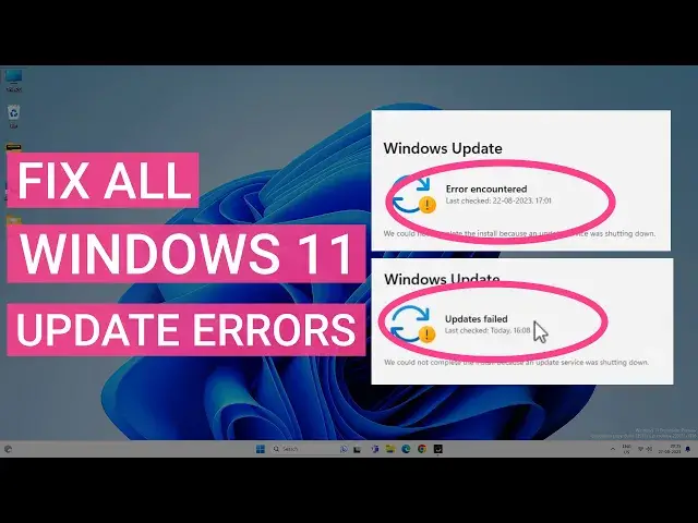 'Video thumbnail for How To Fix All Windows 11 Update Errors  | Updates Failed Solved'