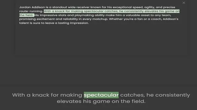 Video thumbnail for route-running. With a knack for making spectacular catches, he consistently elevates his game on the field. His impressive stats and playmaking ability make him a valuable asset to any team, promising excitement and reliability in eve