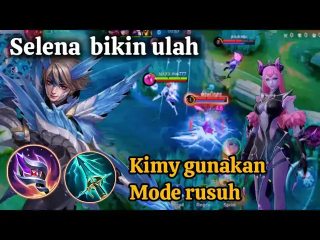 'Video thumbnail for MLBB kimy di lock Selena,auto gunakan mode rusuh'