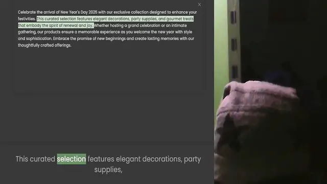 Video thumbnail for festivities. This curated selection features elegant decorations, party supplies, and gourmet treats that embody the spirit of renewal and joy. Whether hosting a grand celebration or an intimate gathering, our products ensure a memorable