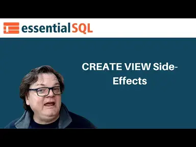 'Video thumbnail for CREATE VIEW Side Effects - Select * Pitfalls | Essential SQL'