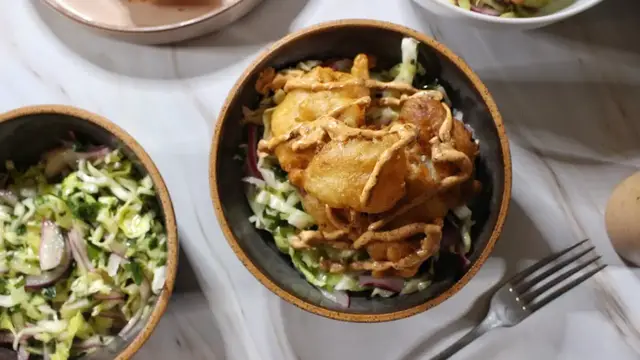 Video thumbnail for Baja Fish Taco Bowl Recipe