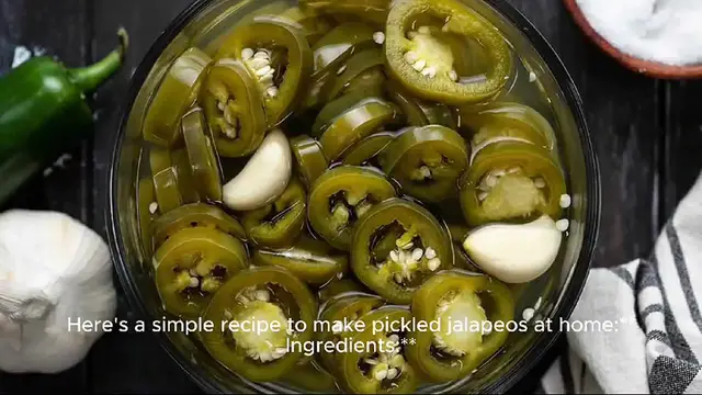 Video thumbnail for pickled jalapenos recipe