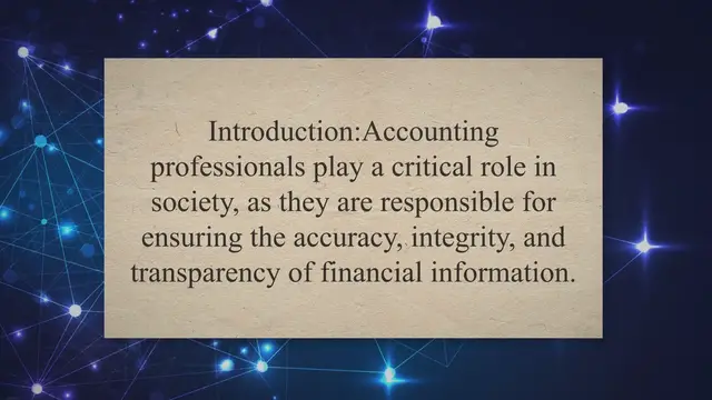 Video thumbnail for Accounting Code of Ethics