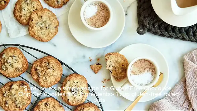 Video thumbnail for Gluten-Free Chocolate Chip Oat Cookies recipe