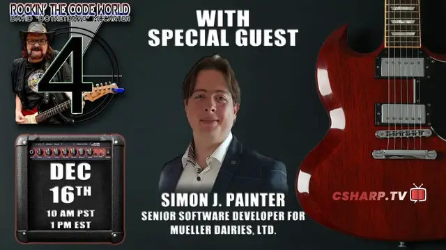 'Video thumbnail for Rockin’ The Code World with dotNetDave ft. Simon Painter - Ep. 93'
