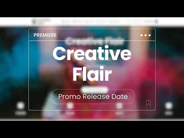 Video thumbnail for Creative Flair Platform Promo - Release Date
