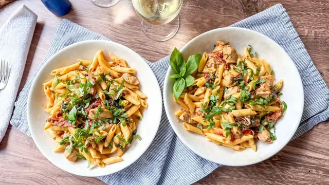 'Video thumbnail for High Protein Marry Me Chicken Pasta Recipe'