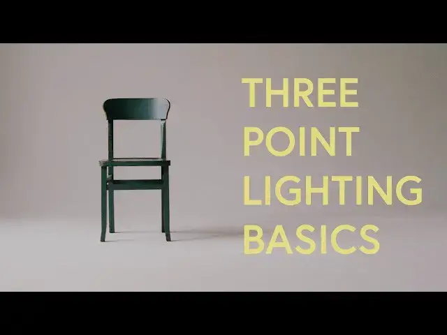 'Video thumbnail for Three Point Lighting Basics for Photography/Video'