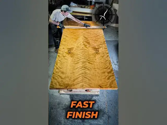 Video thumbnail for The Tool That Makes Solo Finishing Easier—Even on Large Surfaces #woodworking #tools #hacks