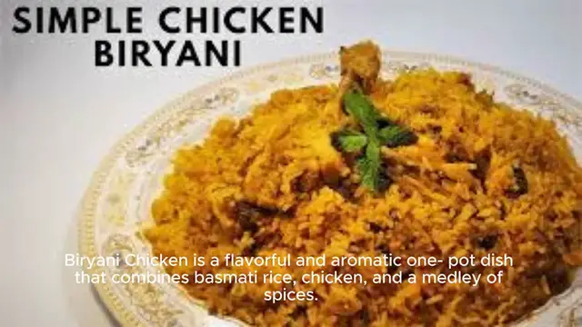 'Video thumbnail for How to make Chicken Biryani '