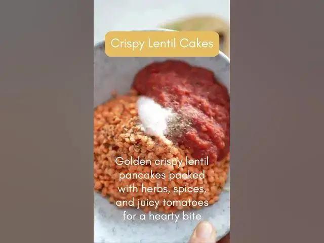 Video thumbnail for These Herbed Lentil Cakes Are Seriously Underrated #recipe #healthy #easyrecipe