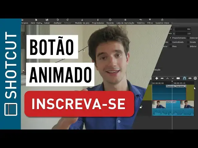 Video thumbnail for Coloque um botão INSCREVA-SE no seu vídeo (shotcut)