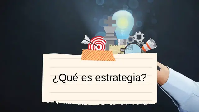 Video thumbnail for ¿Qué es estrategia? Video blog