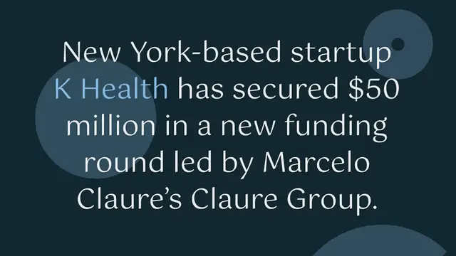Video thumbnail for AI Healthcare Startup ‘K Health’  Secures $50 Million Funding