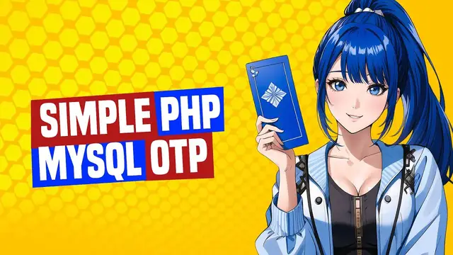 Video thumbnail for Simple PHP MYSQL One Time Password (OTP)