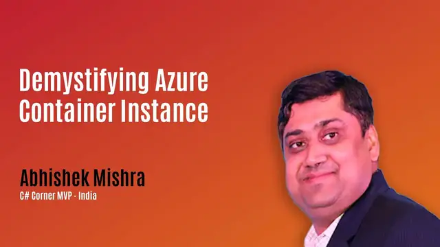 'Video thumbnail for Demystifying Azure Container Instance - MVP Show ft. Abhishek'