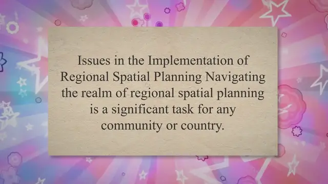 Video thumbnail for Issues in the Implementation of Regional Spatial Planning