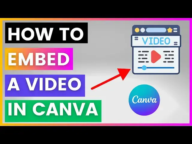 Video thumbnail for How To Embed A Video In Canva [in 2025]