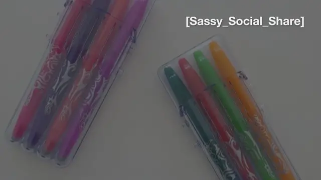 Video thumbnail for Ideaal: uitwisbare pen in vrolijke kleuren