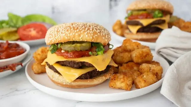 Video thumbnail for This BBQ Bacon Smash Burger Is Perfectly Sweet And Tangy