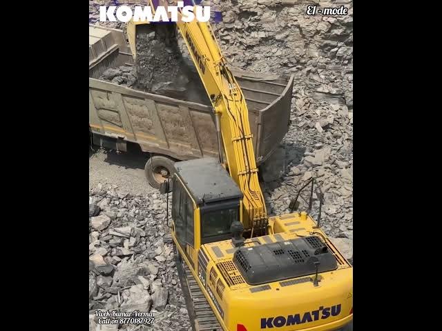 Video thumbnail for Komatsu PC210-10M0 (Part-1) with fitted Bucket 1.2m3 in Bhathiya Limestone Quarry, Maihar