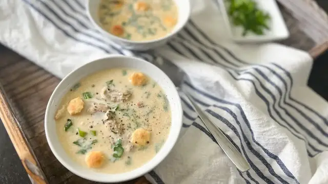 'Video thumbnail for Virginia Oyster Stew Recipe'