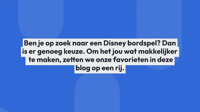 Video thumbnail for Disney Bordspel Top 10 van dit Moment
